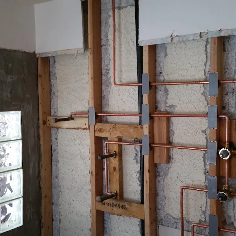 Copper pipe installation for Burst Pipe Repair in Fate
